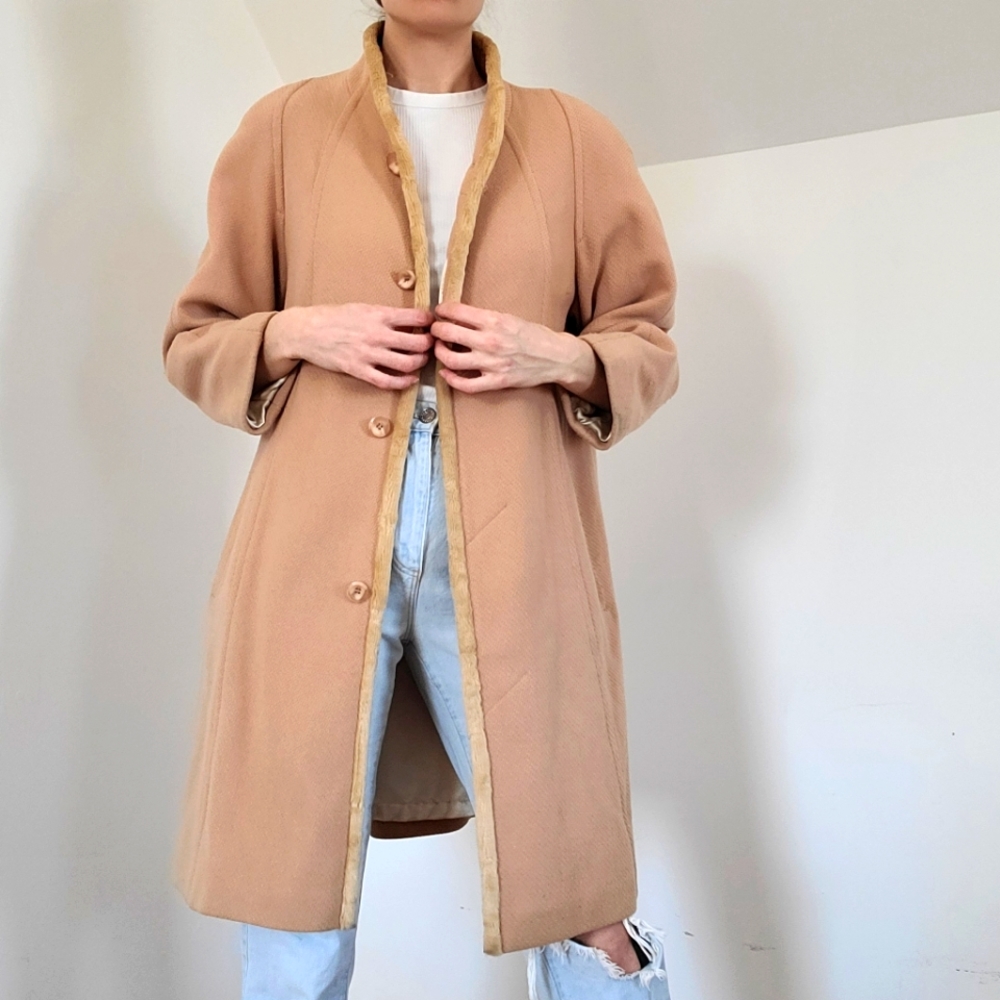 VINTAGE - Merino wool blend coat